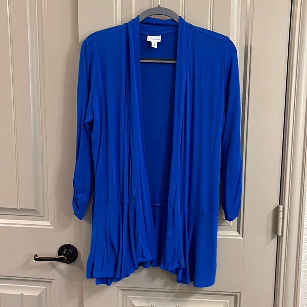 Royal blue Kim Rogers cardigan, medium